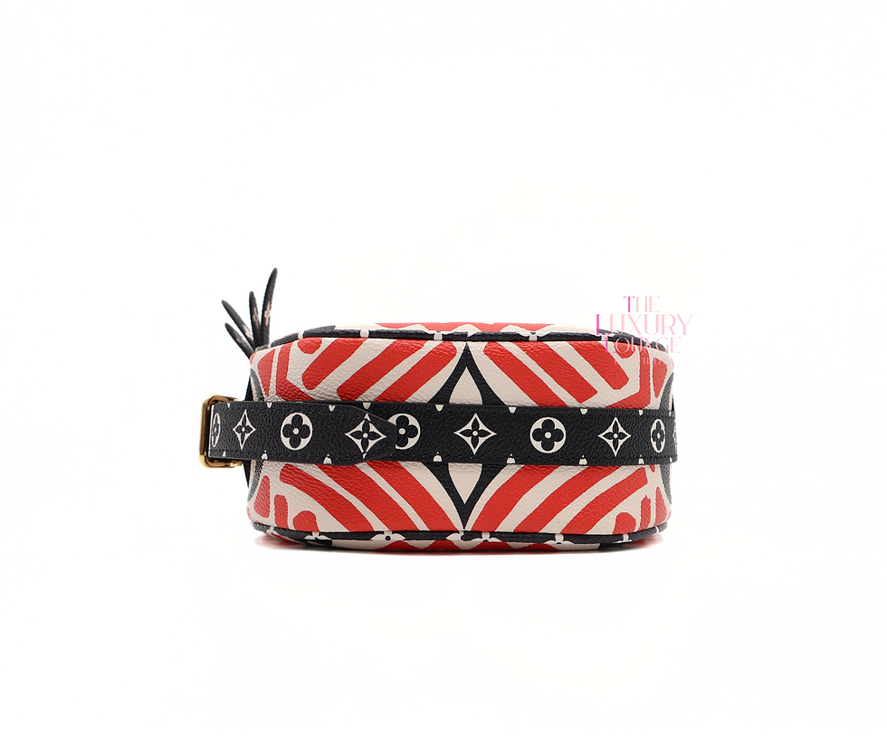 Thumbnail: Louis Vuitton Crafty Boite Chapeau Souple Monogram Canvas Shoulder Bag in Red