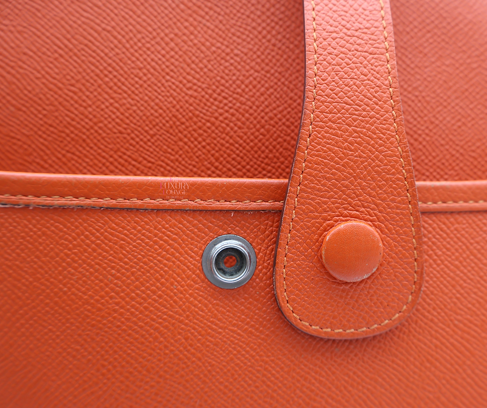 Thumbnail: Hermes Evelyne III GM Epsom in Orange PHW