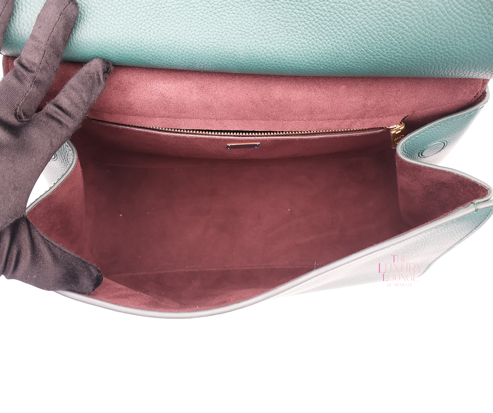 Thumbnail: Dolce & Gabbana Miss Bag Large in Green GHW