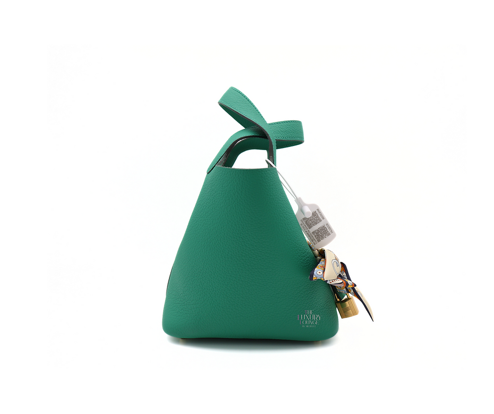 Thumbnail: Hermes Picotin Lock 18 Togo in Green GHW