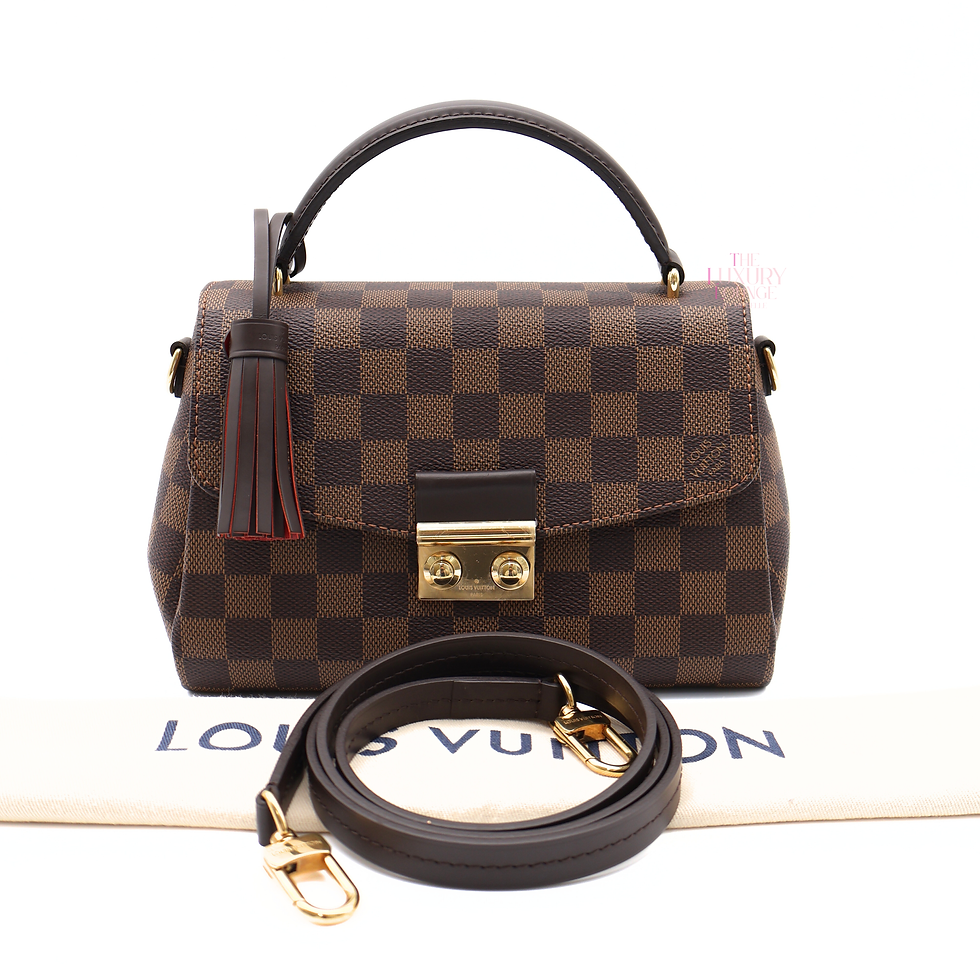 Thumbnail: Louis Vuitton Croisette bag in Damier Ebene GHW