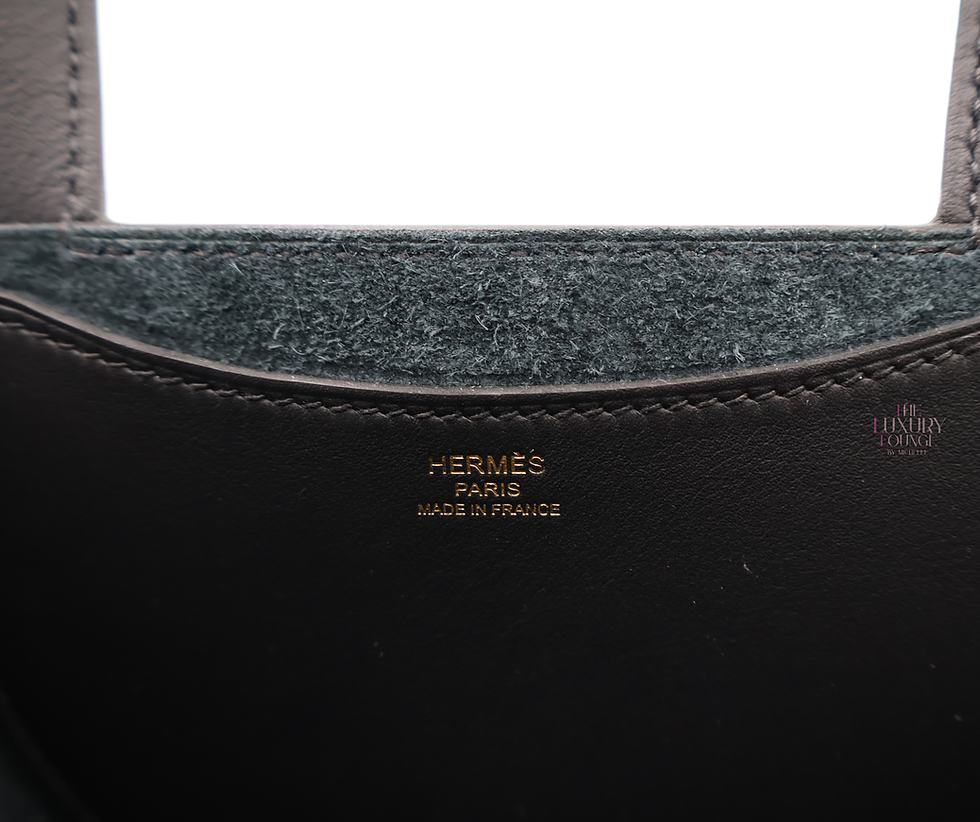 Thumbnail: Hermes In The Loop 23 Togo in Noir Gold Hardware