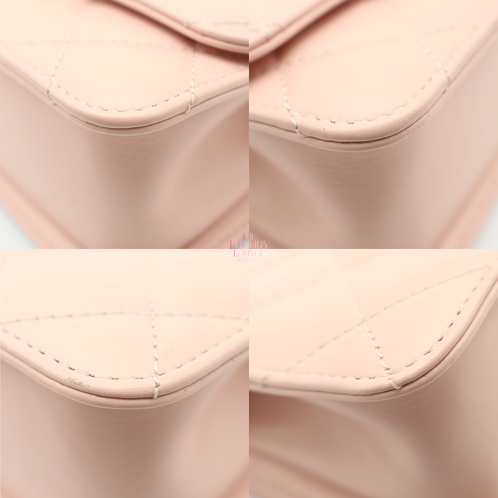 Thumbnail: Chanel Quilted Leather Perfect Fit Flap bag in Light Pink MGHW