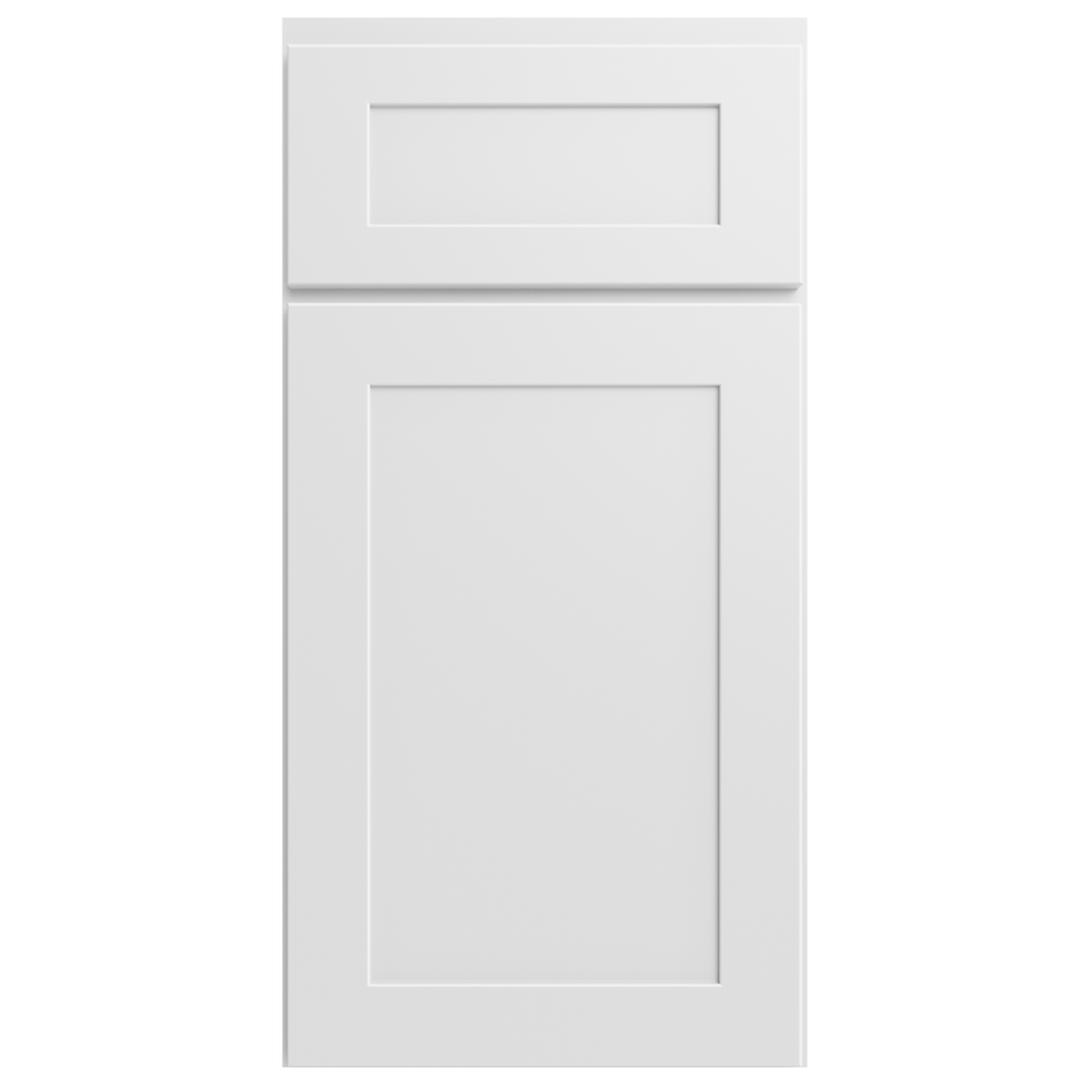 Shaker White cabinet door sample