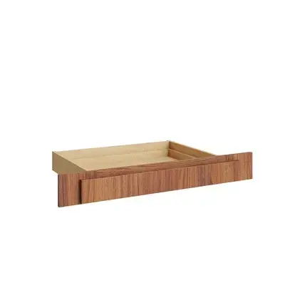 Full-color product photo — Oslo Classic Walnut Vanity Drawer - 36" W with Adjustable Sides — authentic supplier image.
