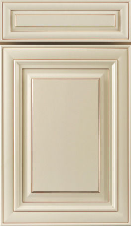 Thumbnail: J&K Crème Glazed cabinet door finish