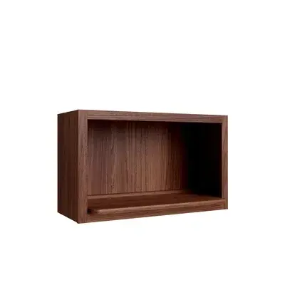 Full-color product photo — Oslo Classic Walnut Microwave Wall Cabinet 18Hx30Wx12D — authentic supplier image.