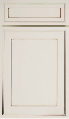 Thumbnail: Pearl Glazed cabinet door finish for Molding or Rack - 3H x 3/4D x 120L (OGM10) cabinet accessory
