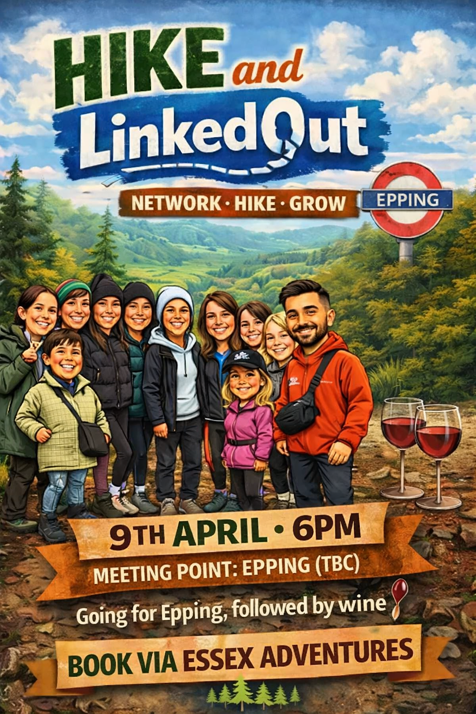 Hike and Linked Out  Netwalking  