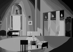 Lord Byron of Broadway room