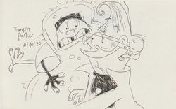 Edd and Eddy in costume