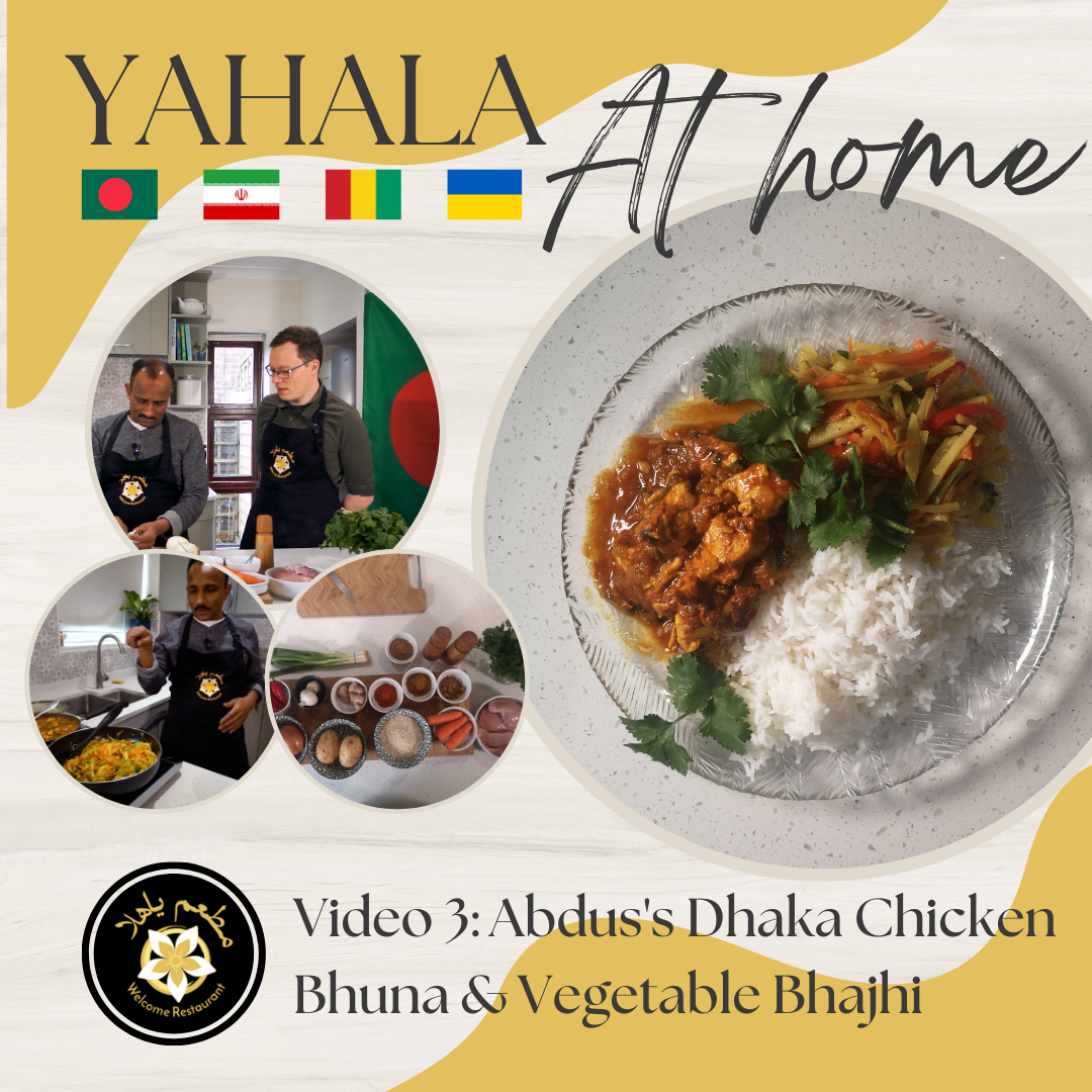 Abdus' Chicken Dhaka Bhuna, Vegetable Bhaji & Rice