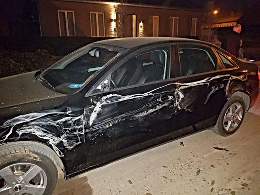 Verstrooide boer uit Bilzen beschadigd voertuigen