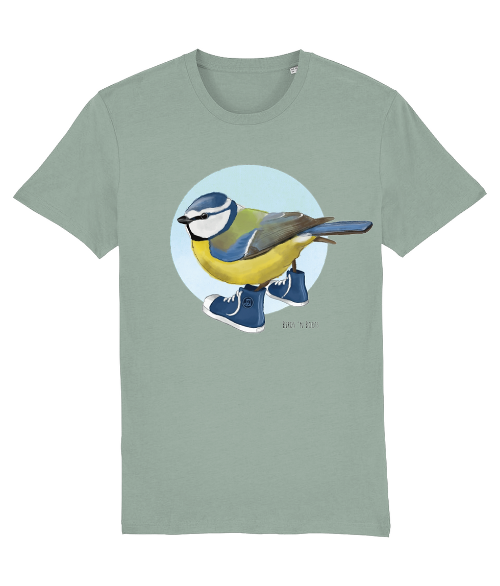 Thumbnail: Jeremy the Blue Tit // Organic Cotton T-Shirt