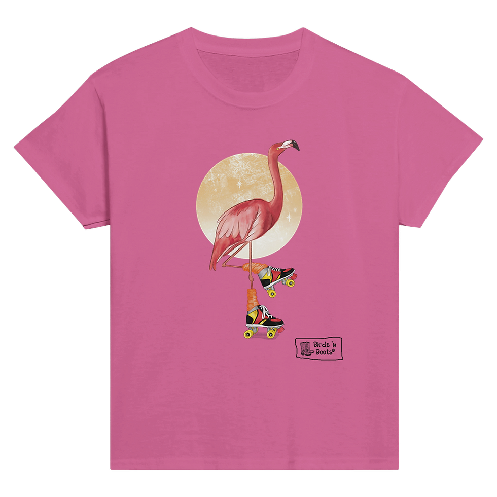 Thumbnail: Gloria the Flamingo // Kids' T-Shirt