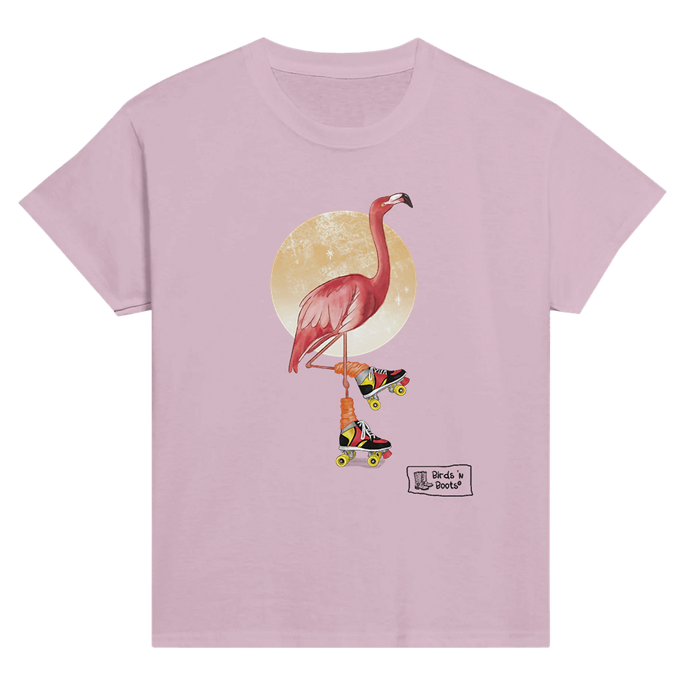 Thumbnail: Gloria the Flamingo // Kids' T-Shirt