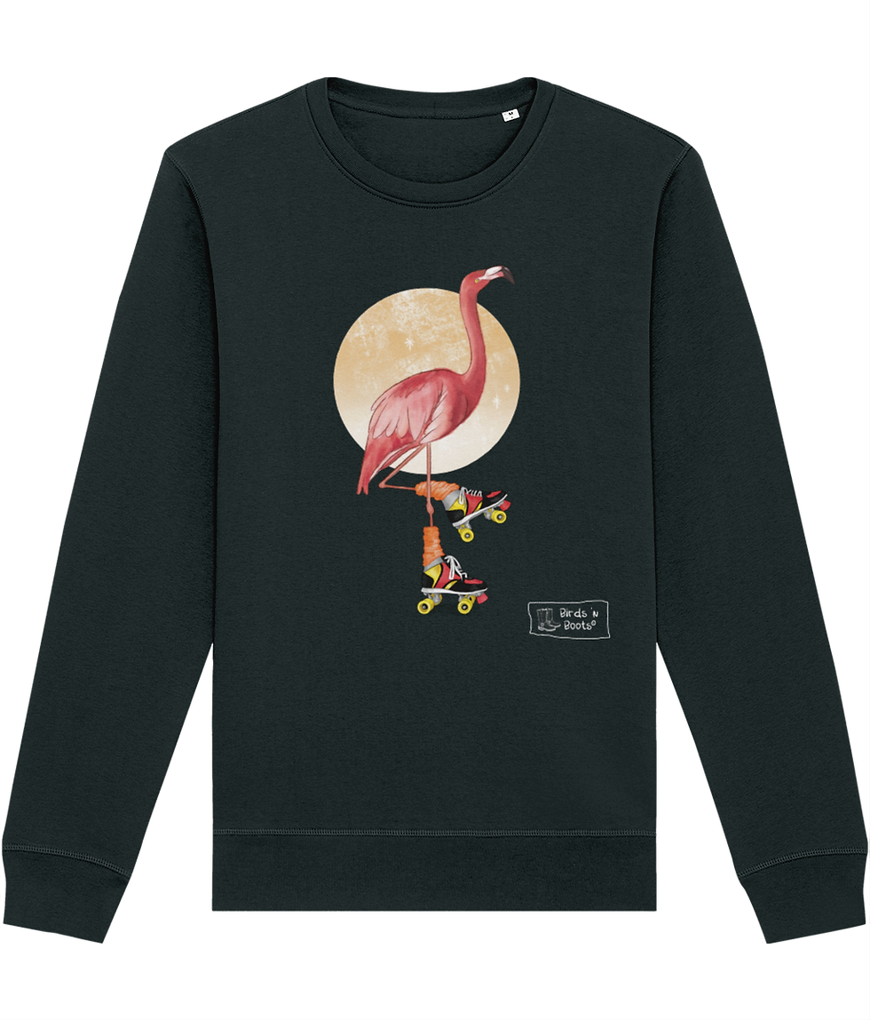 Thumbnail: Gloria the Flamingo // Unisex Sweater