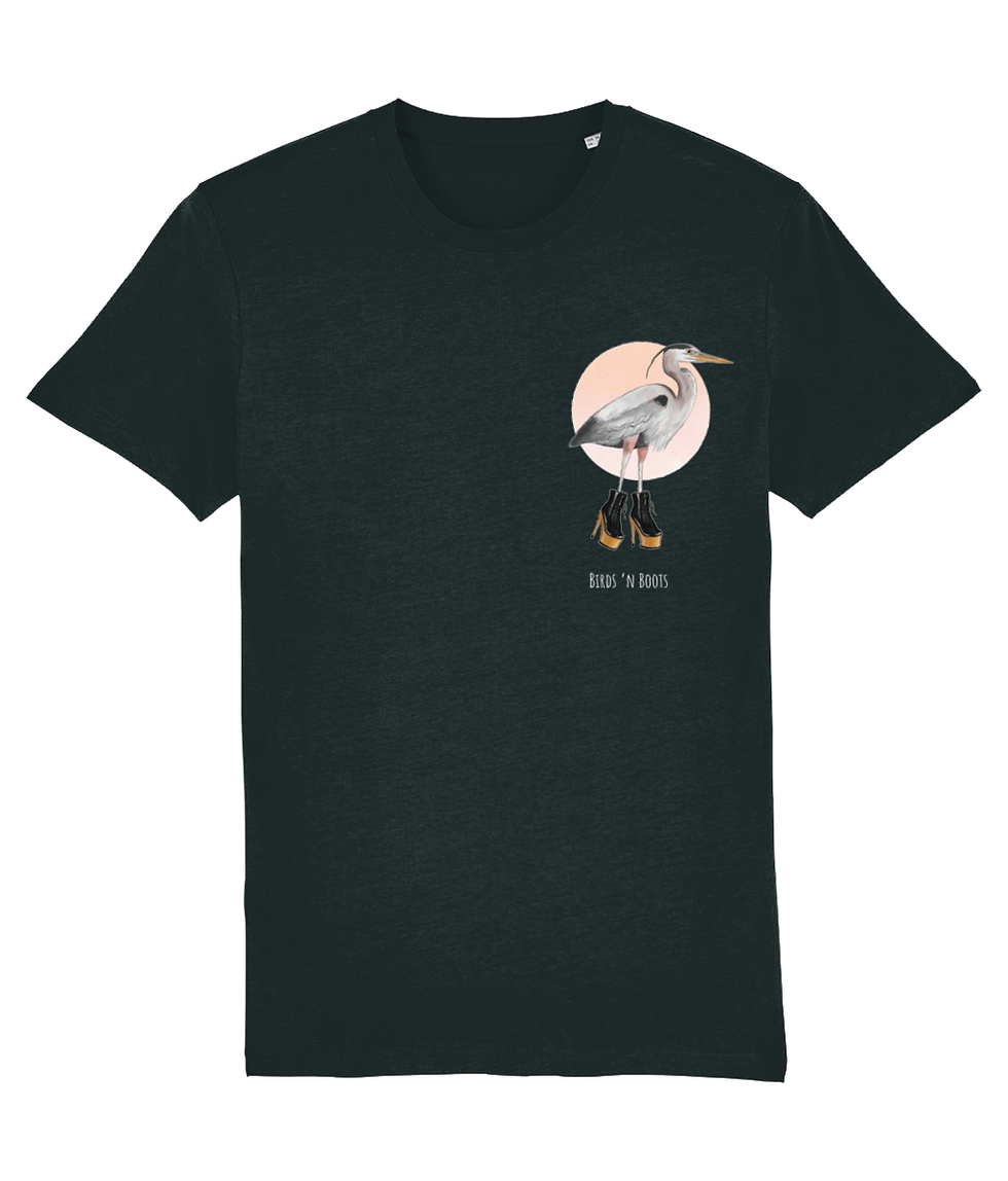 Thumbnail: Stacey the Heron // Organic Cotton T-Shirt