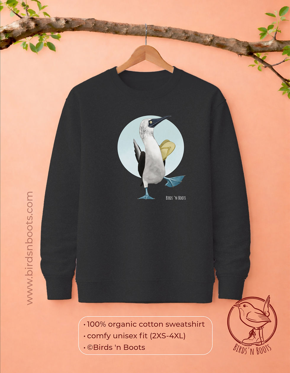 Thumbnail: Rudy the Blue-footed Booby // Unisex Jumper