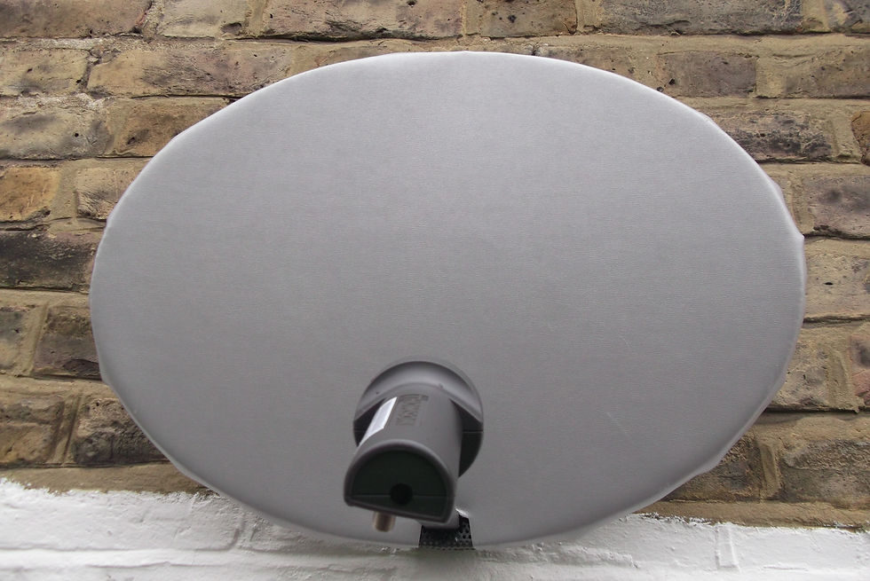 Silver Protective Sky Dish Cover