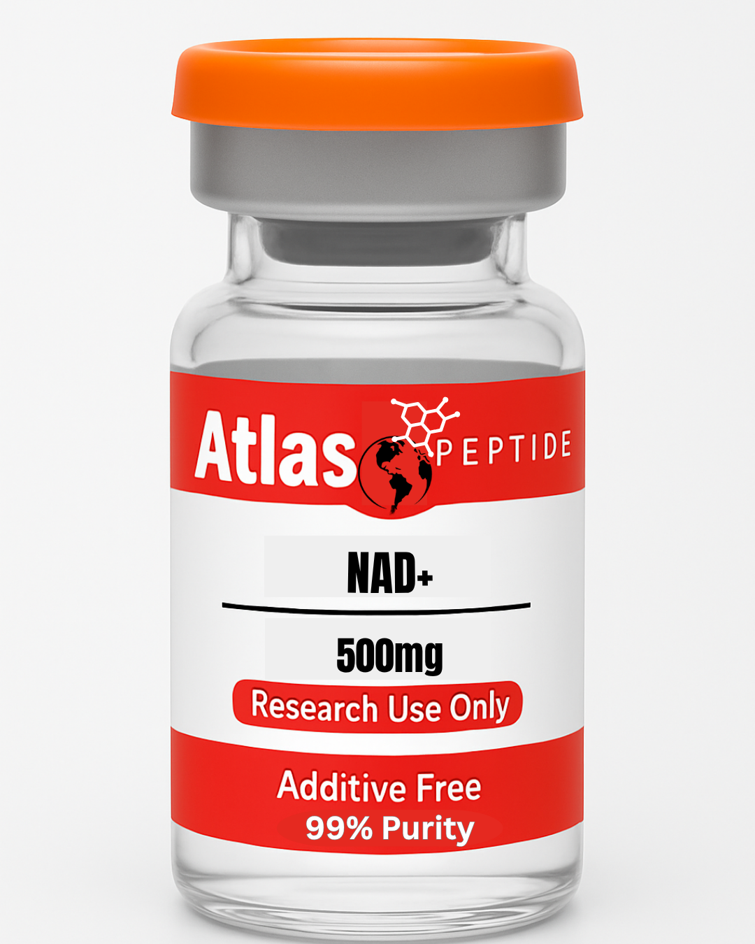 peptide vial labeled as NAD+ 500mg