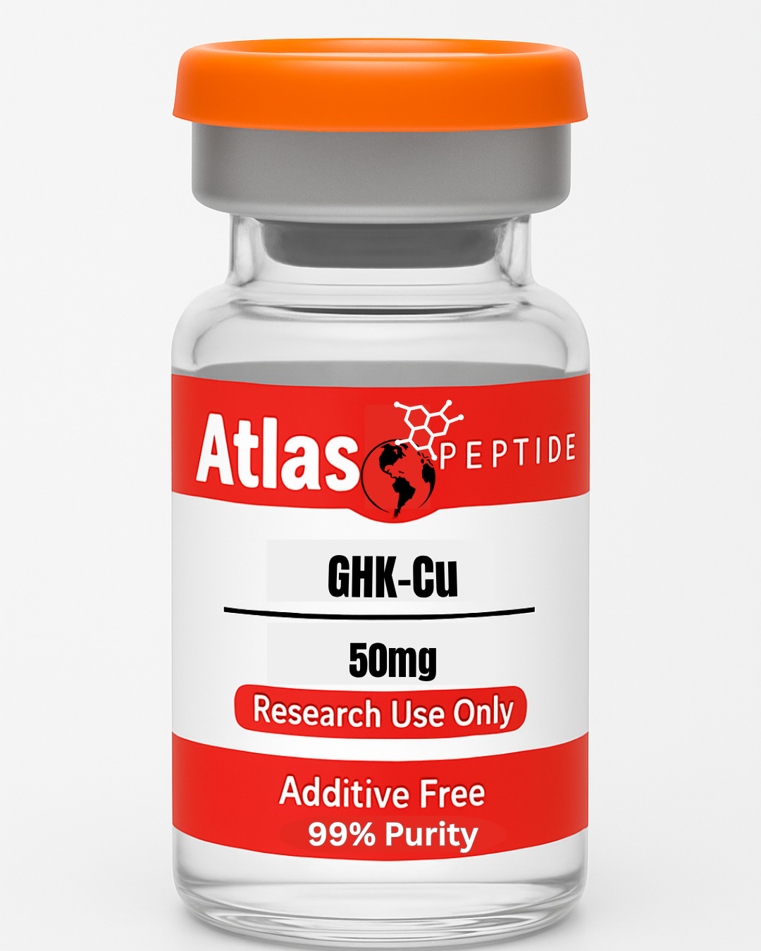 peptide vial labeled as GHK-Cu