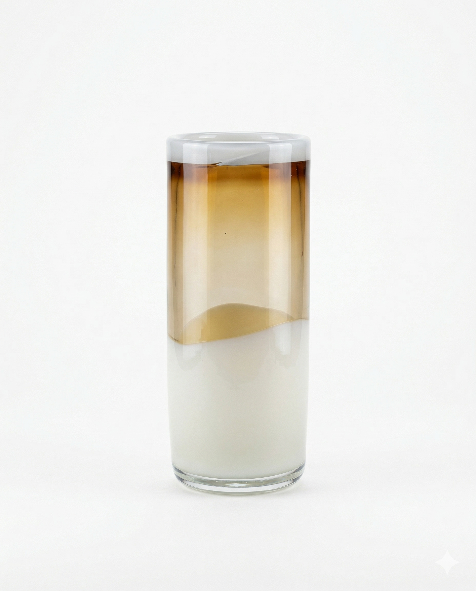 Vaso De Murano Breton Half Médio Diâmetro 12cm X Altura 29cm