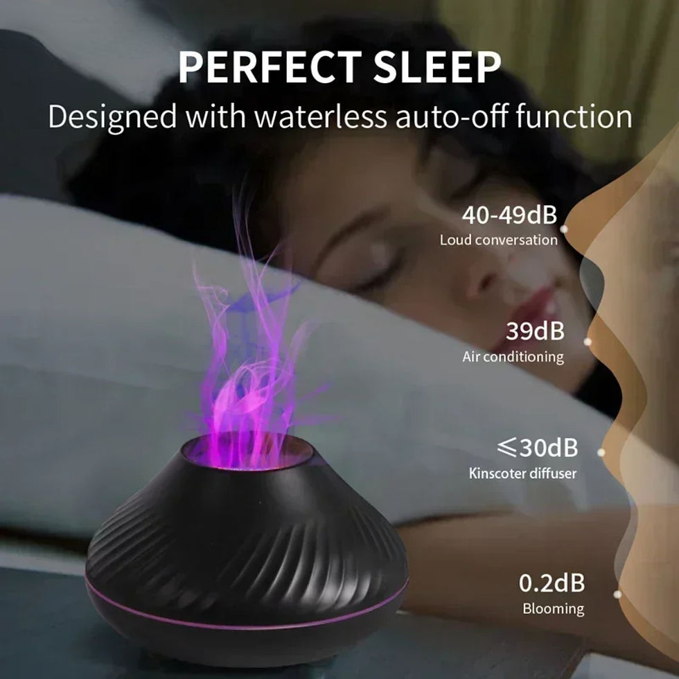 Thumbnail: Perfect Sleep Aromatherapy Diffuser with color-changing LED lights, designed with an auto shut-off