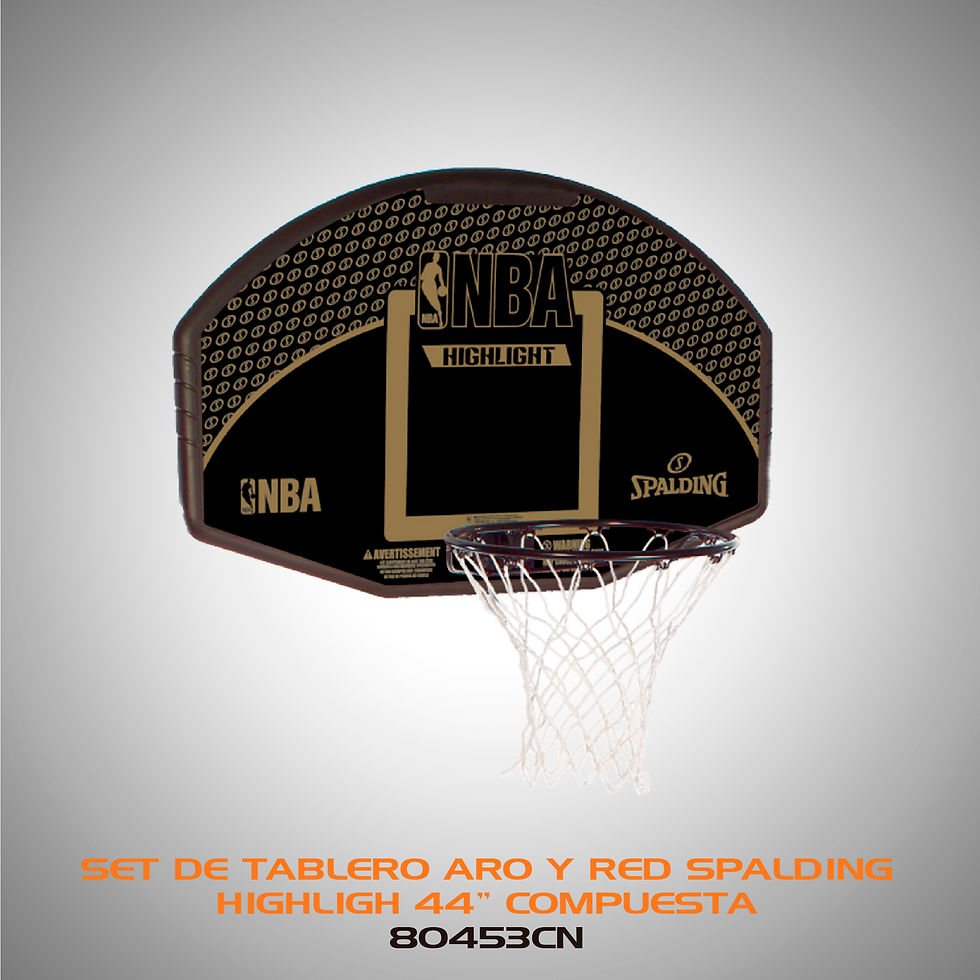 SET DE TABLERO ARO Y RED SPALDING HIGHLIGH COMBO