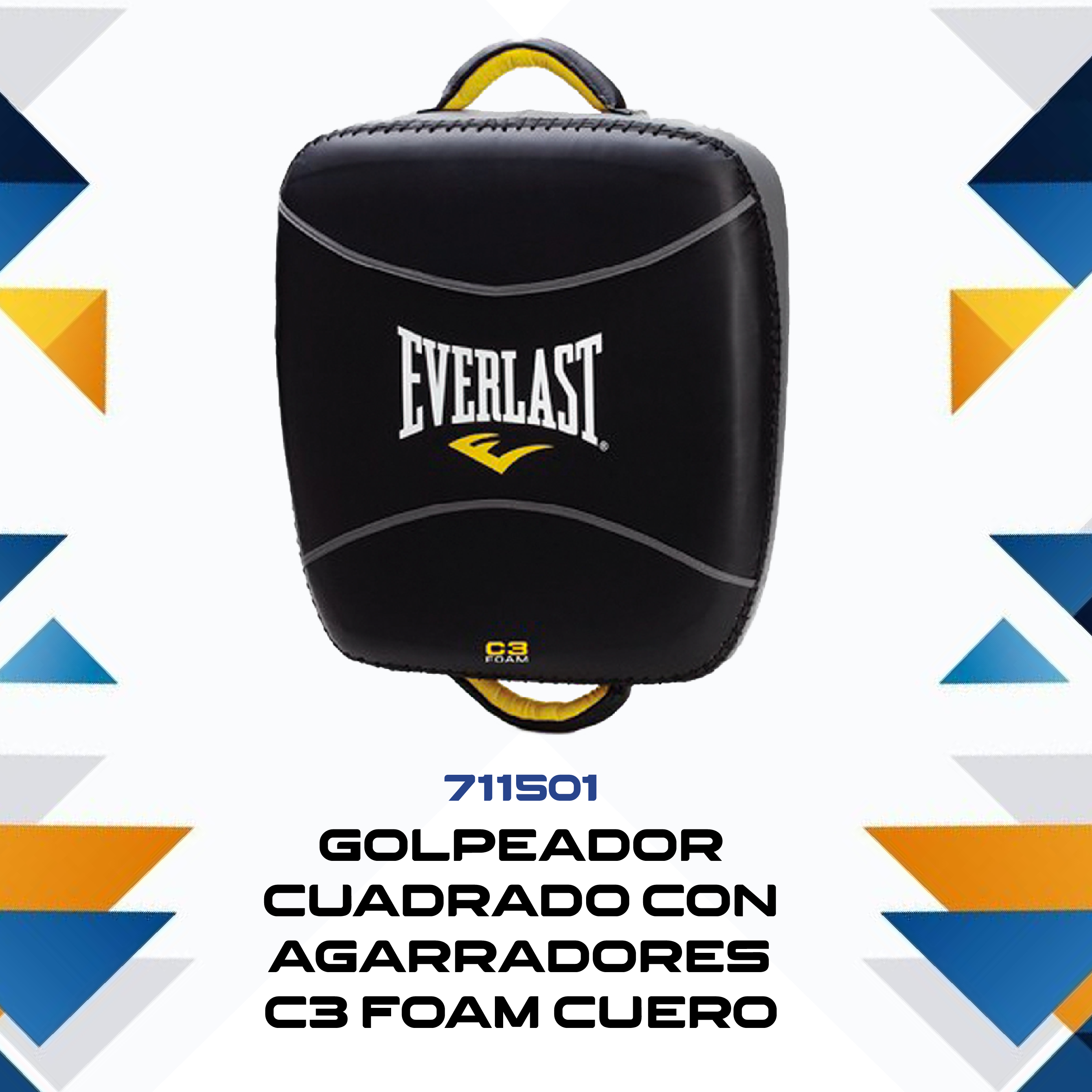 EVERLAST LEG KICK PAD GOLPEADOR CUADRADO CON AGARRADORES