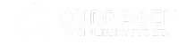 Qudragen Logo White