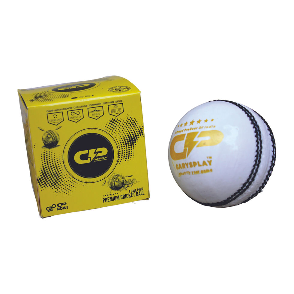Thumbnail: SIRIUS TEST Superior Quality Four-Piece Cricket Leather Ball (W) (6 Ball Box)