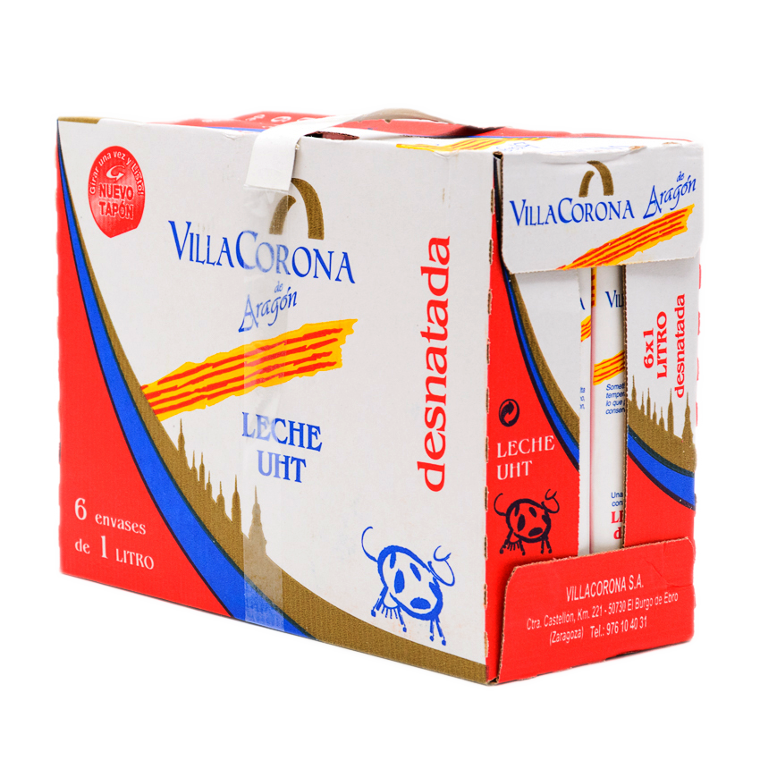 Miniatura: LECHE DESNATADA UHT 6x1LITRO