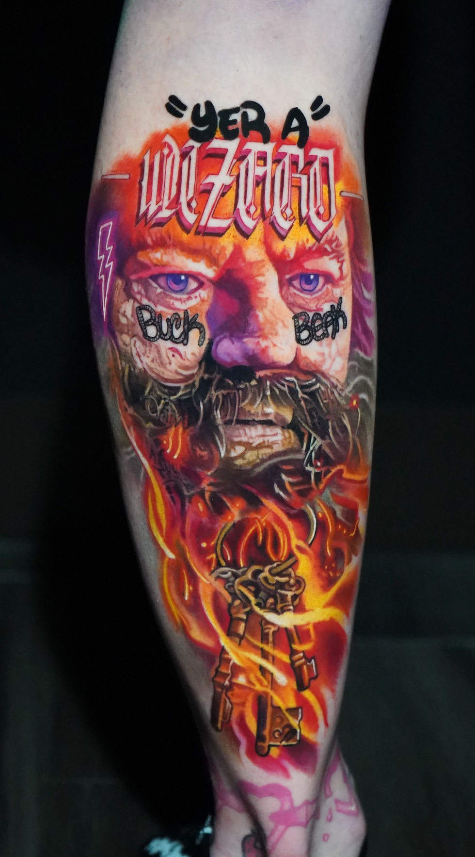 Hagrid portrait tattoo