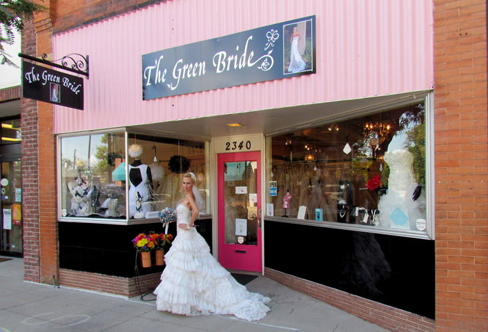 WEDDING DRESS SHOP DENVER THE GREEN BRIDE
