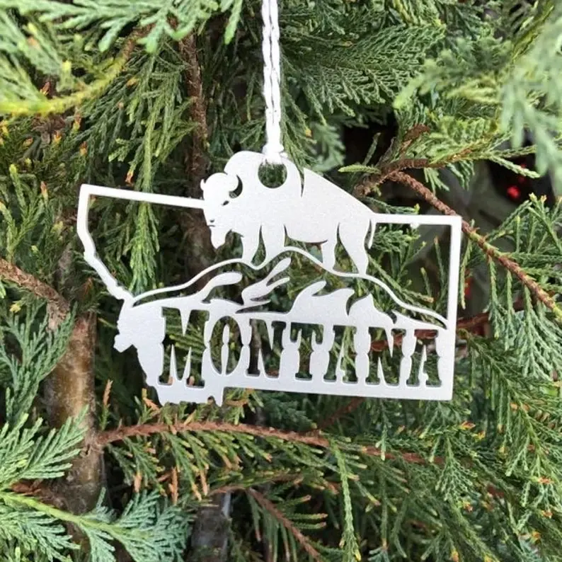 Thumbnail: Montana Metal Ornament