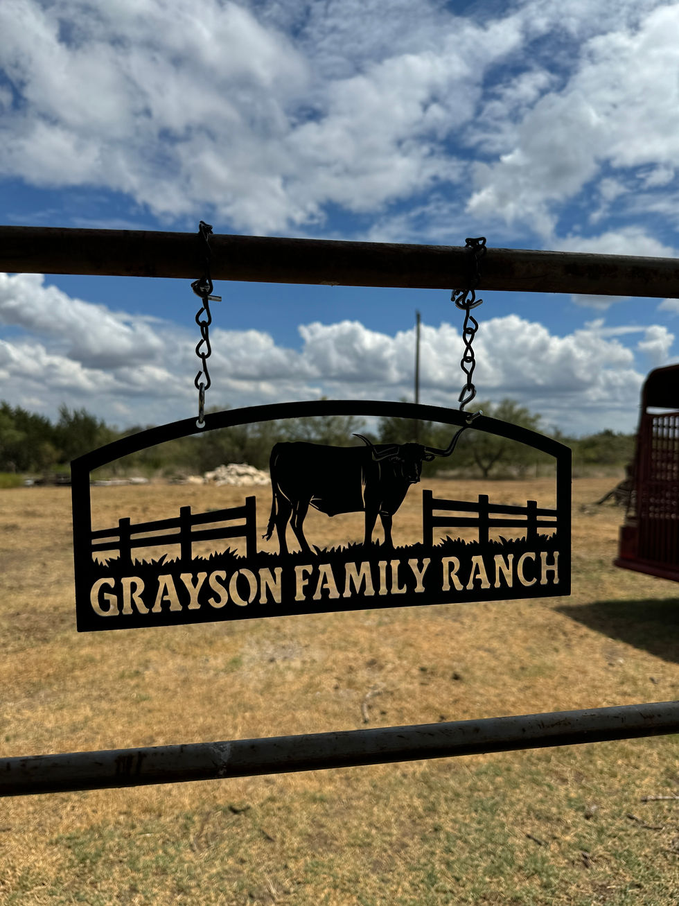 Thumbnail: Your Farm, Your Animal - Custom Metal Livestock Sign