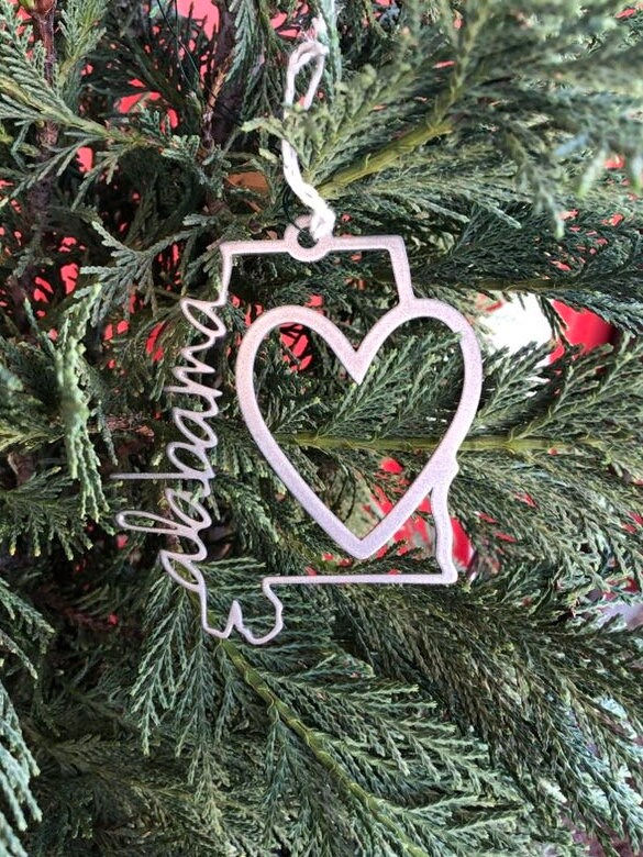 Thumbnail: Alabama Metal Ornament