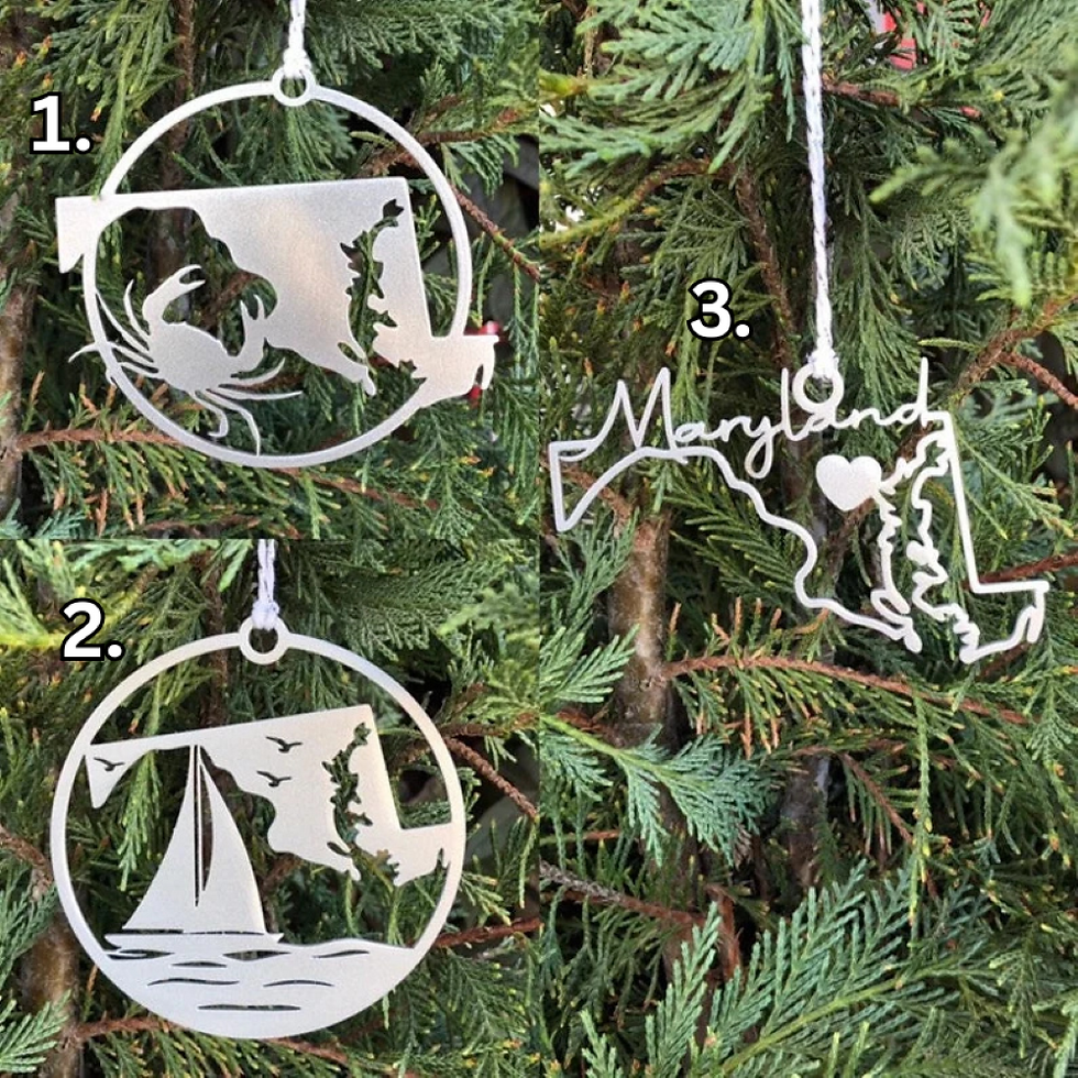 Thumbnail: Maryland Metal Ornament