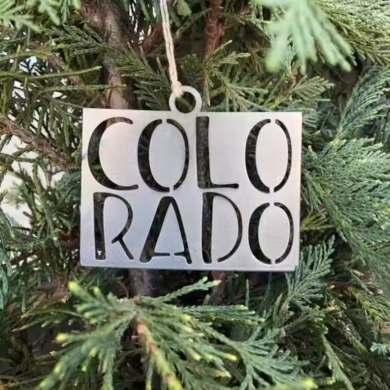 Thumbnail: Colorado Metal Ornament