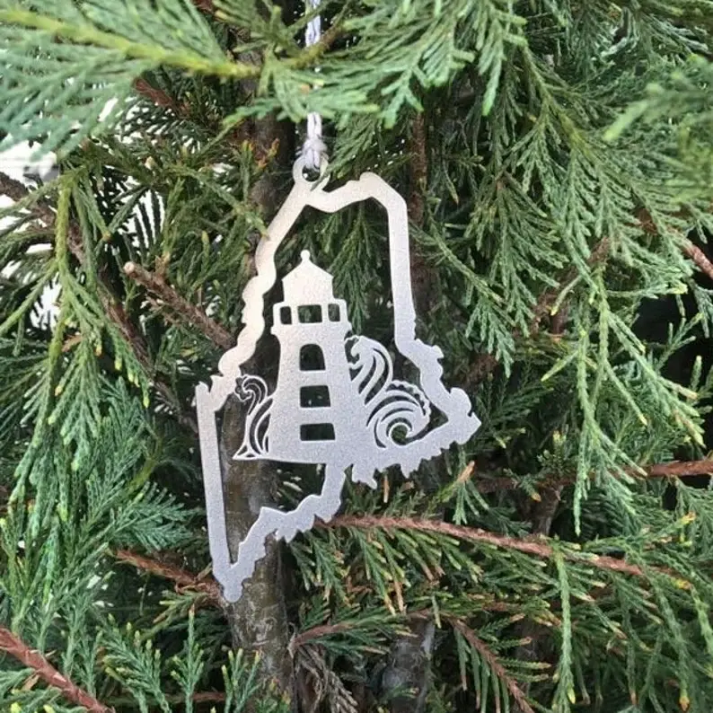 Thumbnail: Maine Metal Ornament