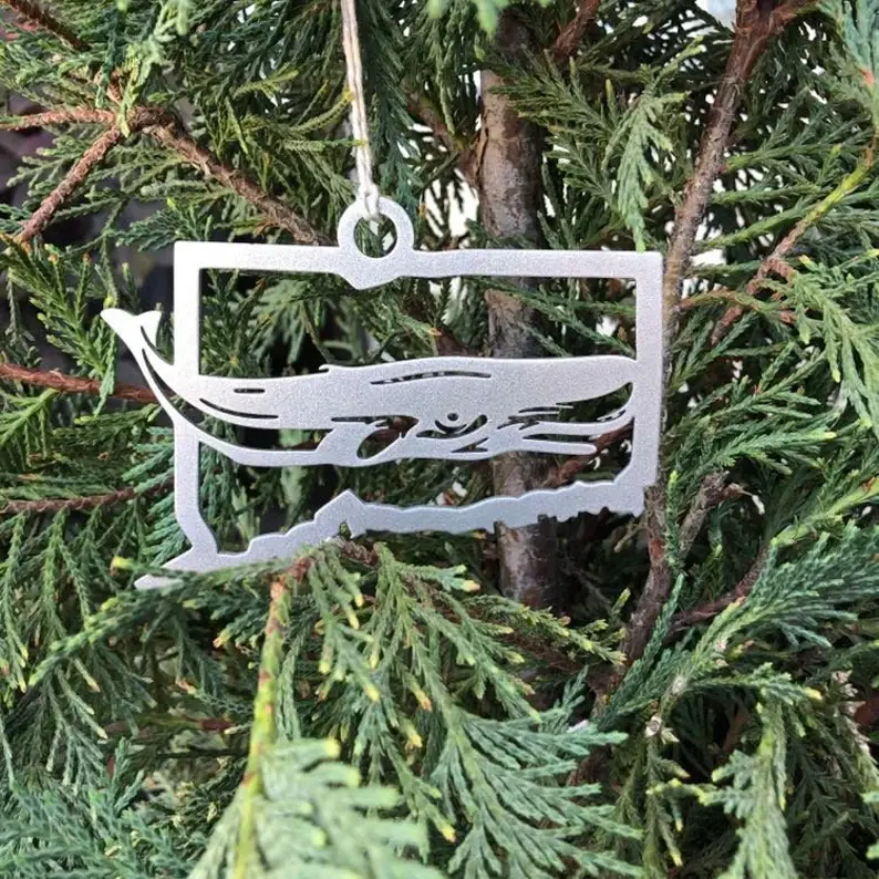 Thumbnail: Connecticut Metal Ornament