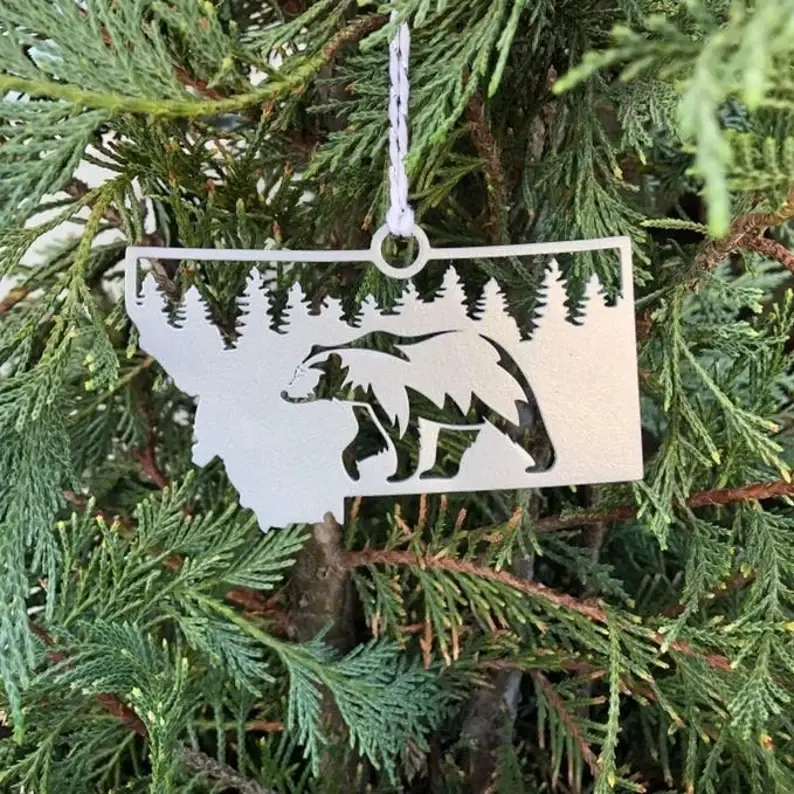 Thumbnail: Montana Metal Ornament