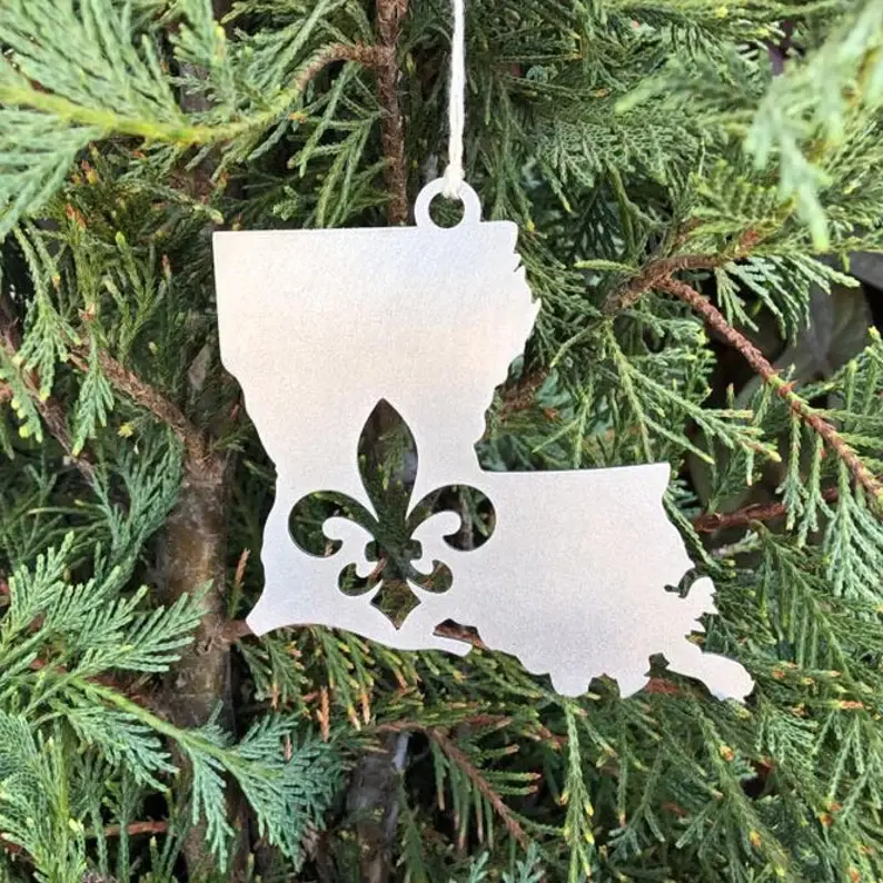 Thumbnail: Louisiana Metal Ornament