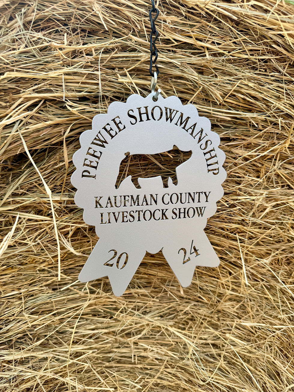 Thumbnail: Customizable Metal Livestock Show Award