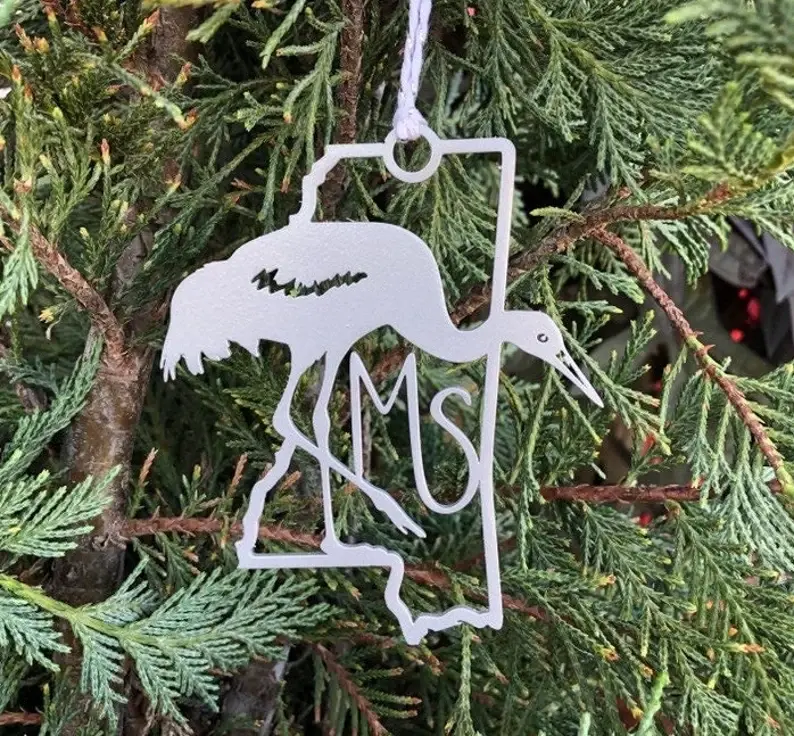 Thumbnail: Mississippi Metal Ornament