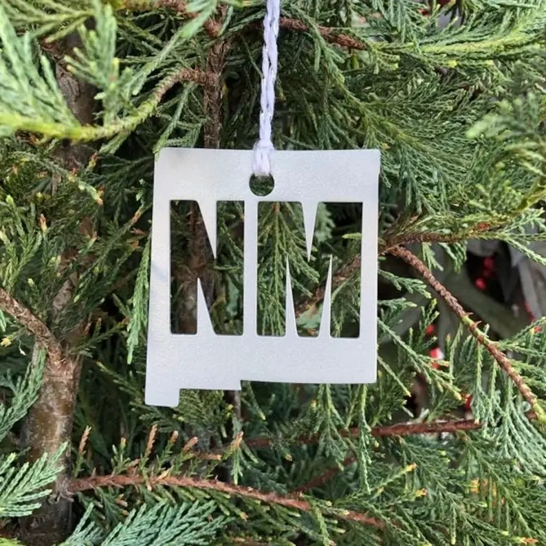 Thumbnail: New Mexico Metal Ornament