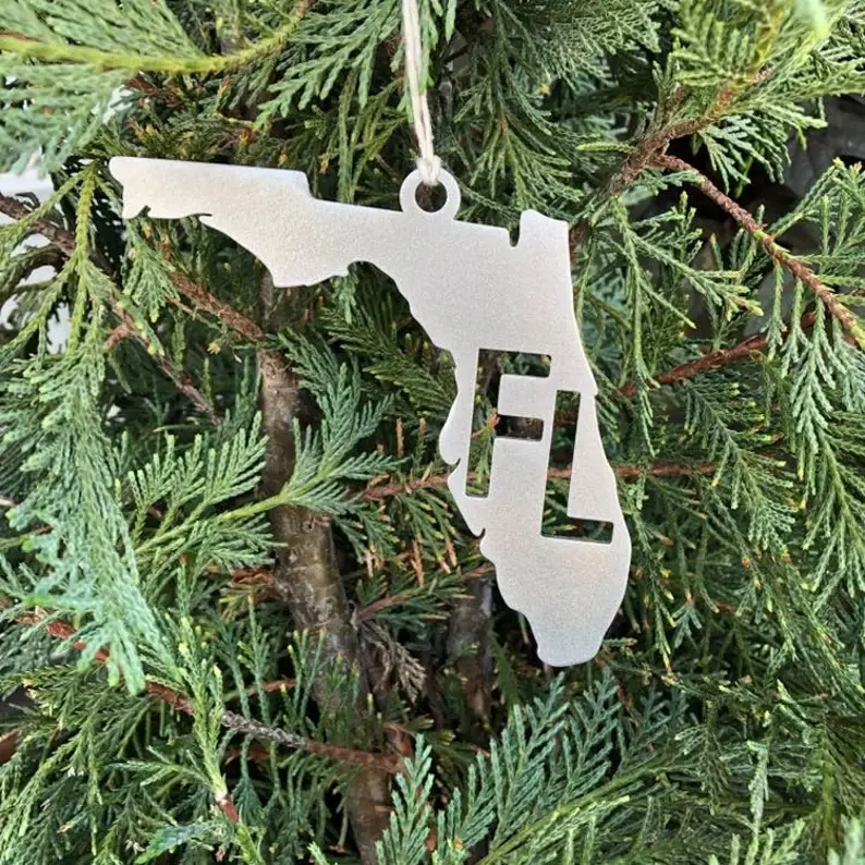 Thumbnail: Florida Metal Ornament