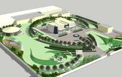 Mask garden, abu dhabi