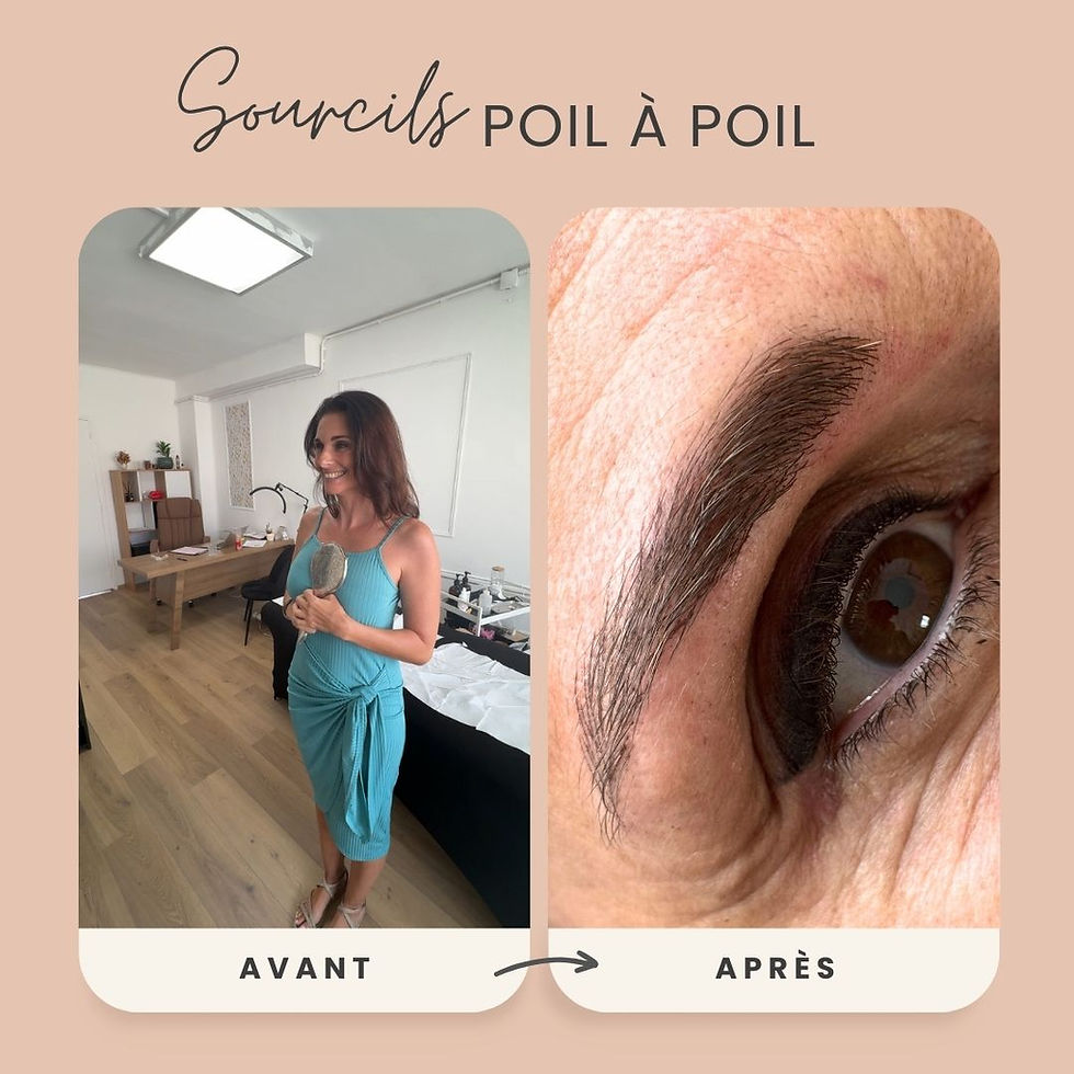 SOURCILS POIL À POIL